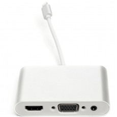 Адаптер PowerPlant (CA911929) Lightning-HDMI, VGA, 3.5 мм