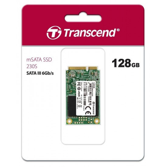 Накопичувач SSD  128GB Transcend 230S mSATA SATAIII 3D ТLC (TS128GMSA230S)