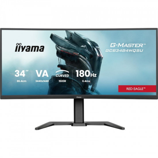 Монітор Iiyama 34" G-Master GCB3484WQSU-B1 VA Black 180Hz Curved