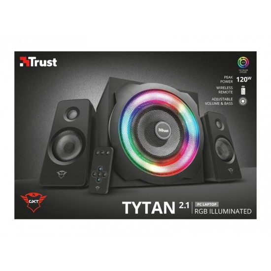 Акустична система Trust 2.1 GXT 629 Tytan RGB Illuminated Black (22944)