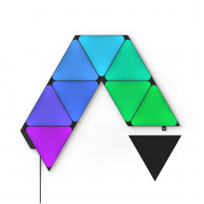 Розумна система освітлення Nanoleaf Shapes Ultra Black Triangles Starter Kit, Apple HomeKit, 9 шт. (NL47-0102TW-9PK)