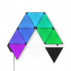 Розумна система освітлення Nanoleaf Shapes Ultra Black Triangles Starter Kit, Apple HomeKit, 9 шт. (NL47-0102TW-9PK)