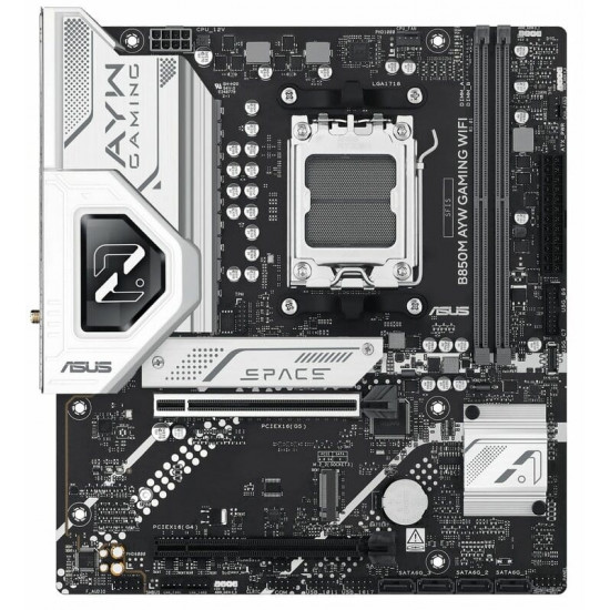 Материнська плата Asus B850M-AYW Gaming WiFi Socket AM5