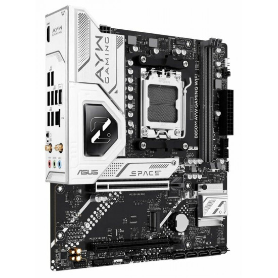 Материнська плата Asus B850M-AYW Gaming WiFi Socket AM5
