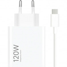 Зарядний пристрій Xiaomi 120W HyperCharge Combo USB-A White (BHR9462EU) + кабель Type-C