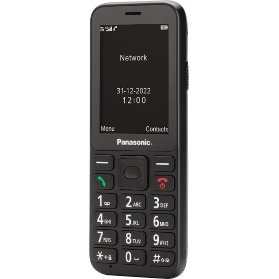 Мобiльний телефон Panasonic KX-TU250 Black (KX-TU250EXB)