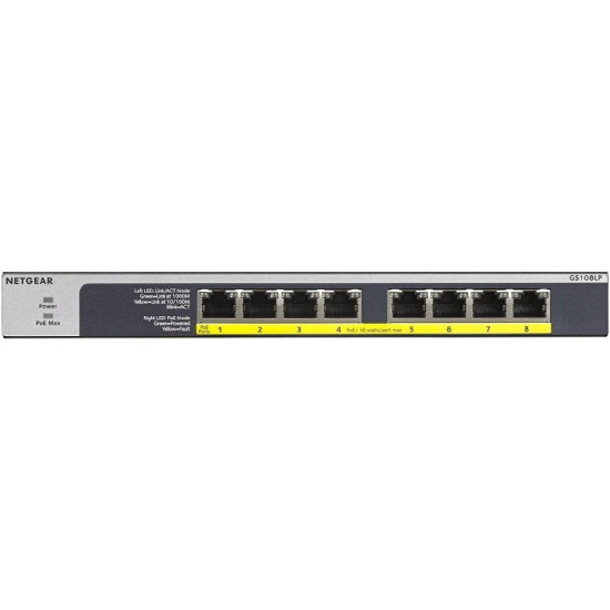 Комутатор Netgear GS108LP-100EUS