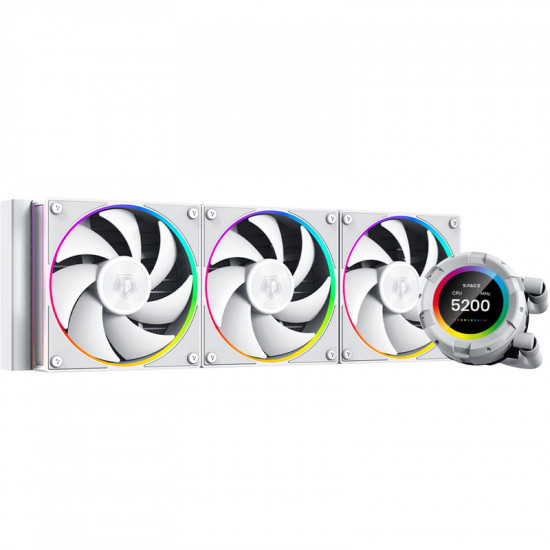 Система водяного охолодження ID-Cooling Space LCD SL360 White