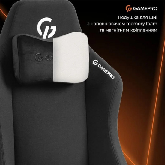 Крісло для геймерів GamePro GC775B Fabric Black