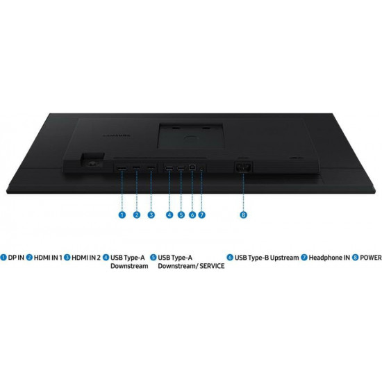 Монiтор Samsung 27" S27D400 (LS27D400GAIXUA) IPS Black 100Hz