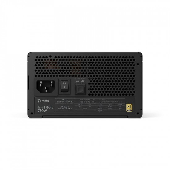 Блок живлення Fractal Design Ion 3 Gold 750W Black (FD-P-IA3G-750-EU)