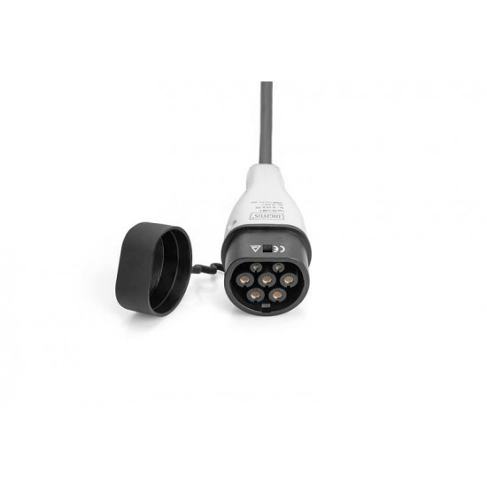 Зарядний пристрій для електромобілів Digitus Type 2, 16A, 11кВт, 3-фазний, 5м (DN-3P16-050)