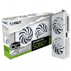 Відеокарта GF RTX 5060 Ti  8GB GDDR7 White OC Palit (NE7506TU19P1-GB2062M)
