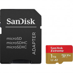 Карта пам`ятi MicroSDXC 1TB UHS-I Class 10 R190/W130MB/s SanDisk Extreme V30 A2 U3 + SD Adapter (SDSQXAV-1T00-GN6MA)