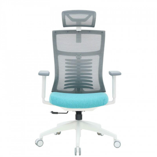 Крісло офісне Officepro Balance OC550-W-DG-BL White/Dark Gray/Blue