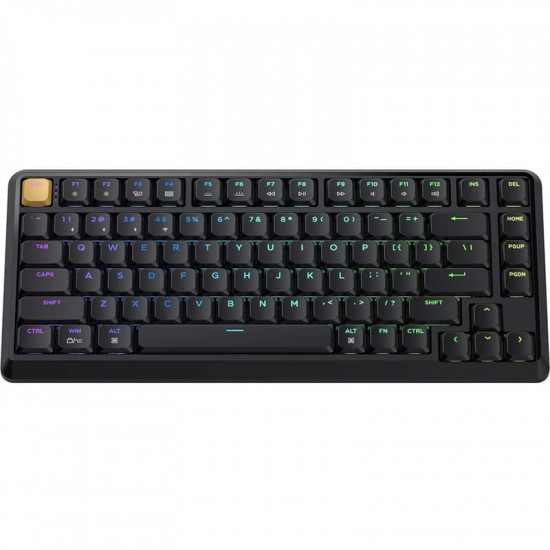Клавіатура бездротова Keychron J1, K Pro Banana, Hot-Swap, RGB Black (J1-H4-UA)