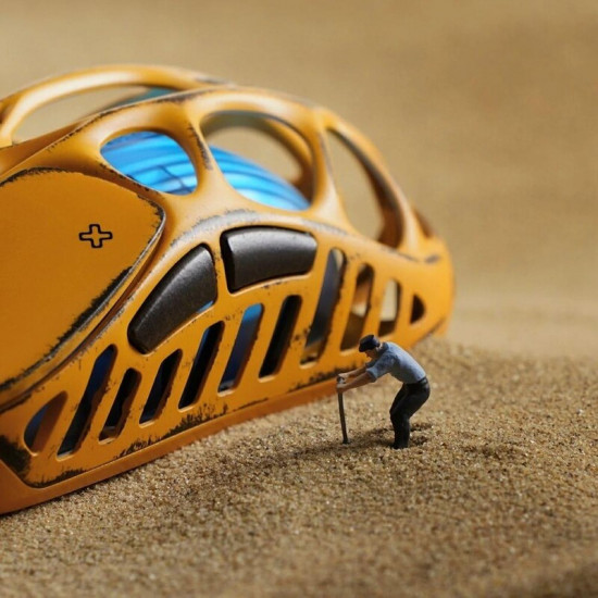 Миша GravaStar Mercury X Pro Battle-Worn Yellow Wireless (GS_X_PRO_YLW)