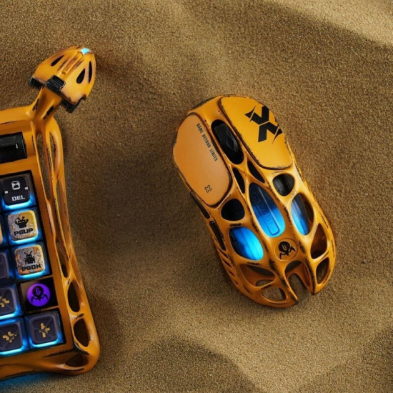 Миша GravaStar Mercury X Pro Battle-Worn Yellow Wireless (GS_X_PRO_YLW)