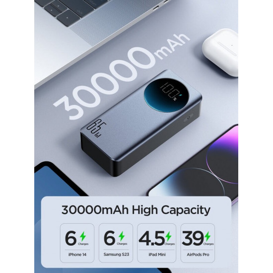Універсальна мобільна батарея Joyroom JR-PBF05 30000mAh 65W Black