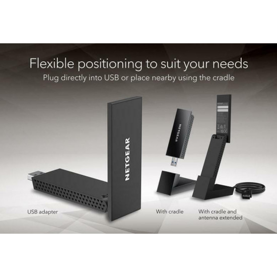 Бездротовий адаптер Netgear A8000 (A8000-100PES)