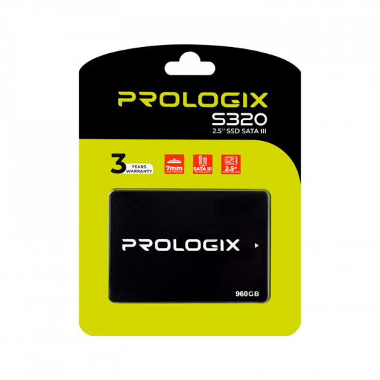 Накопичувач SSD  960GB Prologix S320 2.5" SATAIII 3D TLC (PRO960GS320)