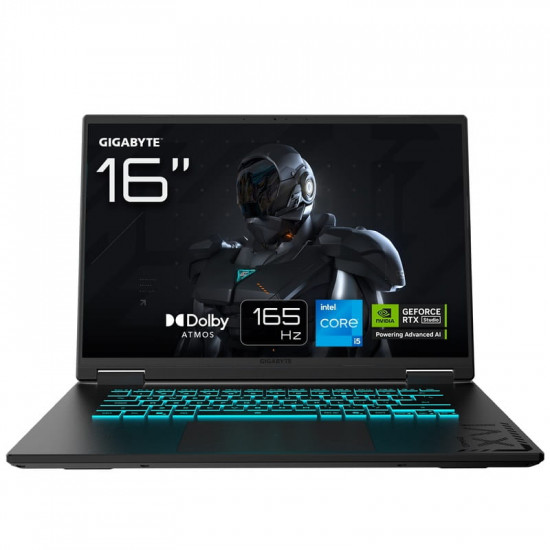 Ноутбук Gigabyte Gaming A16 (CTHH3UA893SD) Black Steel