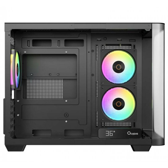 Корпус Ocypus Iota C50 Curve ARGB Black (OTA-C50-BKD300CD-GL)