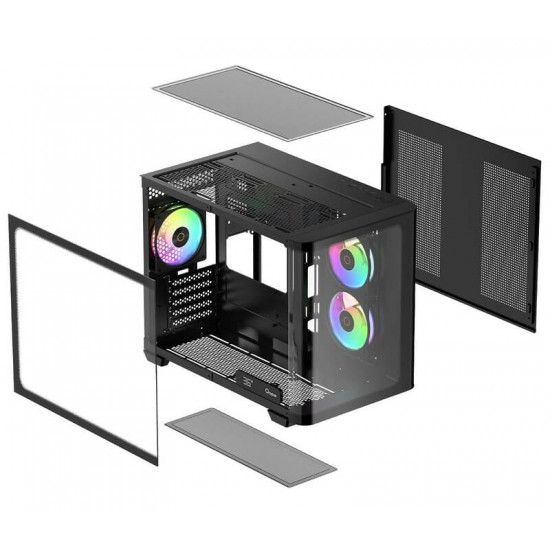 Корпус Ocypus Iota C50 Curve ARGB Black (OTA-C50-BKD300CD-GL)