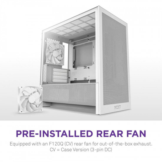Корпус NZXT H3 Flow White без БЖ (CC-H31FW-01)