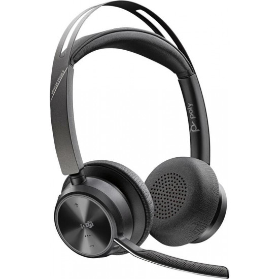 Bluetooth-гарнітура Poly Focus 2 MS Black (9T9J6AA)