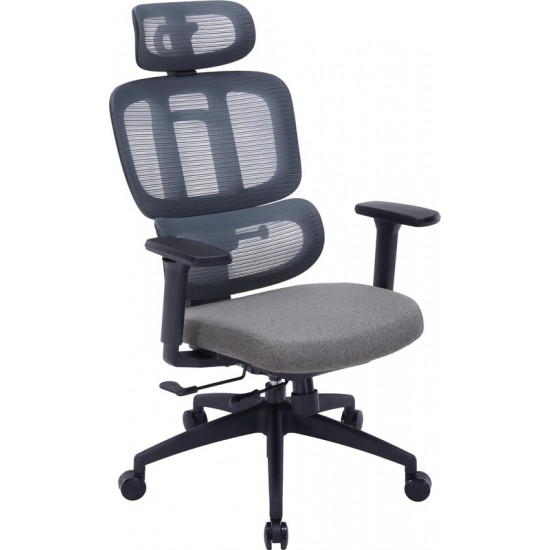 Крісло офісне OfficePro Skyline Black/Dark Gray (OC580-B-DG-DG)