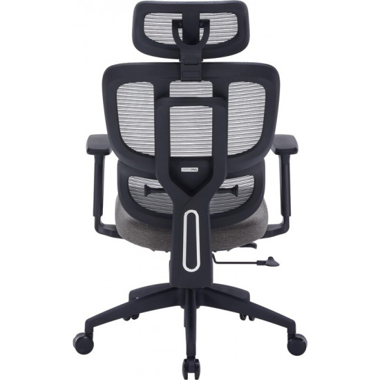 Крісло офісне OfficePro Skyline Black/Dark Gray (OC580-B-DG-DG)