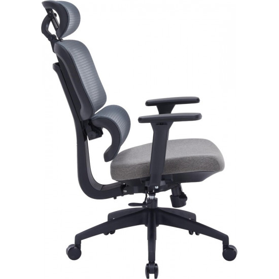 Крісло офісне OfficePro Skyline Black/Dark Gray (OC580-B-DG-DG)