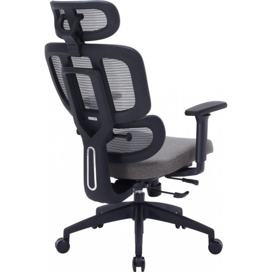 Крісло офісне OfficePro Skyline Black/Dark Gray (OC580-B-DG-DG)