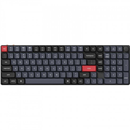 Клавіатура бездротова Keychron K17 Pro, Gateron MX 2.0 Brown, Hot-Swap, RGB UA Black (K17P-H3-UA)