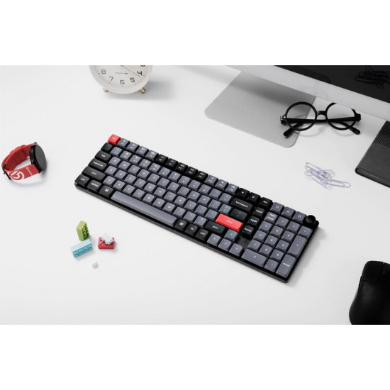 Клавіатура бездротова Keychron K17 Pro, Gateron MX 2.0 Brown, Hot-Swap, RGB UA Black (K17P-H3-UA)