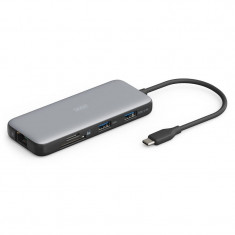 Док-станція Digitus USB-C PD 100W/USB3.2х2/USB-C/RJ45/SD/MicroSD/HDMI (DA-70914)