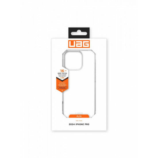 Чохол-накладка Urban Armor Gear для Apple iPhone 16 Pro Plyo Ice (114484114343)