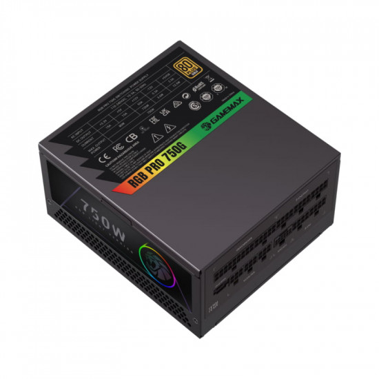 Блок живлення GameMax RGB Pro 750G 750W Black