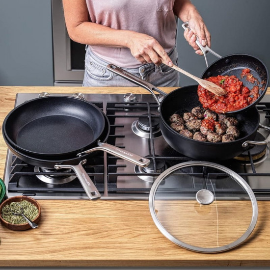 Набір сковорідок KitchenAid Forged Hardened Aluminium 2 предмети (CC005698-001)
