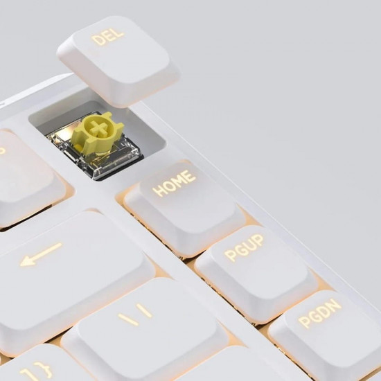 Клавіатура бездротова Keychron J1, K Pro Banana, Hot-Swap, RGB White (J1-Q4-UA)