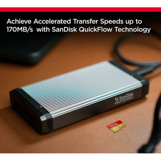 Карта пам`ятi MicroSDXC512GB C10 UHS-I SanDisk Extreme V30 U3 R190/W130MB/s + SD (SDSQXAV-512G-GN6MA)