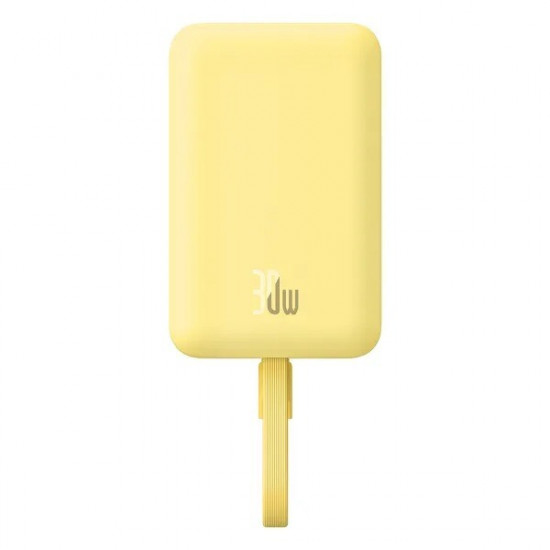 Універсальна мобільна батарея Baseus Magnetic Mini 10000mAh, 30W Yellow (P1002210BY23-00)