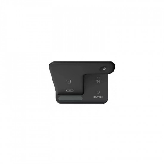 Бездротовий зарядний пристрій Canyon WS-302 15W 3in1 Black (CNS-WCS302B)