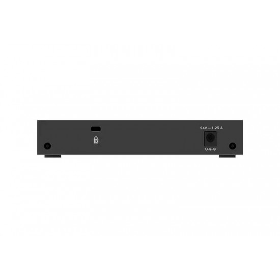 Комутатор Netgear GS305EP-100PES (4xGE PoE+, 1xGE, max PoE 63W, керований)