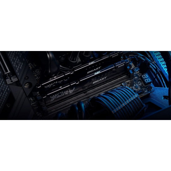 Модуль пам`яті DDR5 2x16GB/5200 Kingston Fury Beast Black (KF552C40BBK2-32)