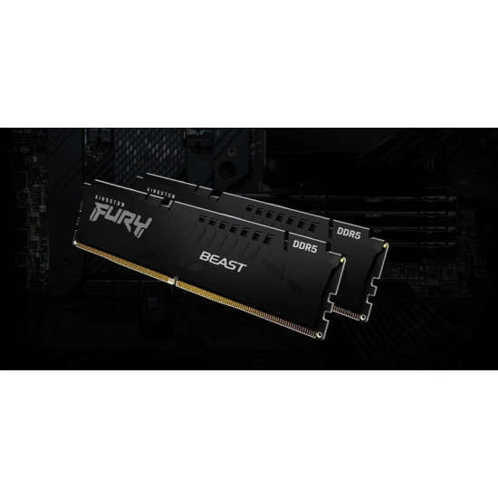 Модуль пам`яті DDR5 2x16GB/5200 Kingston Fury Beast Black (KF552C40BBK2-32)