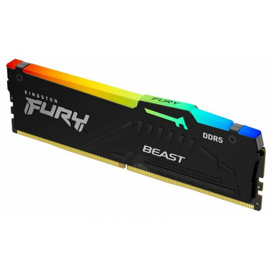 Модуль пам`ятi DDR5 16GB/6000 Kingston Fury Beast RGB Expo (KF560C30BBEA-16)