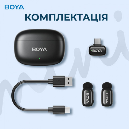 Мікрофон BOYA mini-14 Type-C Black