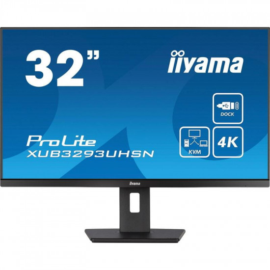 Монітор Iiyama 31.5" ProLite XUB3293UHSN-B5 IPS Black